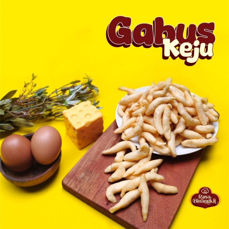 

Gabus Keju _ RASA BINANGKIT (250GR / 500GR) _ Snack Cemilan Oleh oleh Bandung