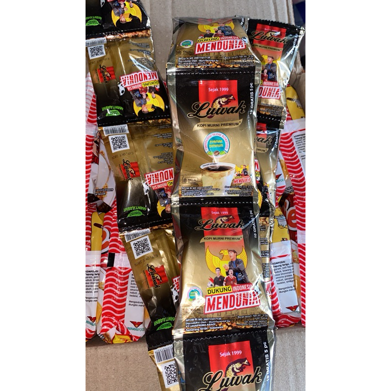 

Luwak mini kopi hitam tanpa gula 15pcs