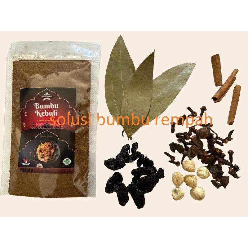 

BUMBU NASI KEBULI INSTAN PREMIUM - PROMO TERMURAH !!
