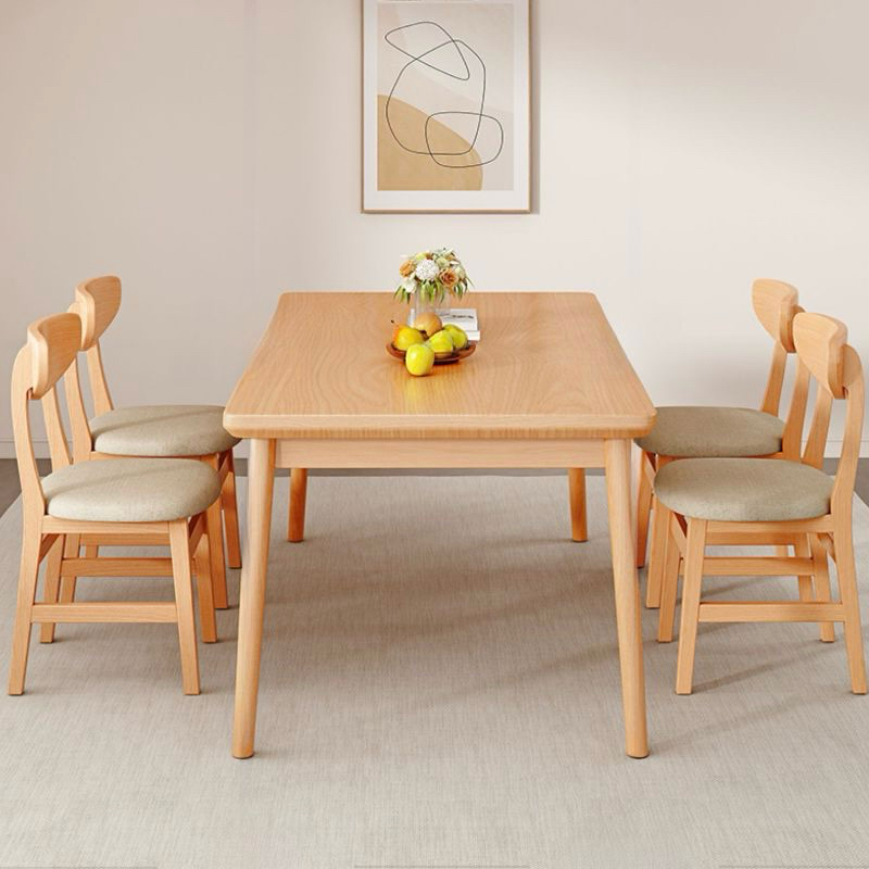 Meja Makan Modern Jati Minimalis