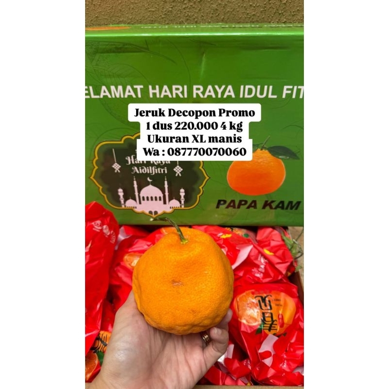 

JERUK DEKOPON 1 DUS 4KG UK L