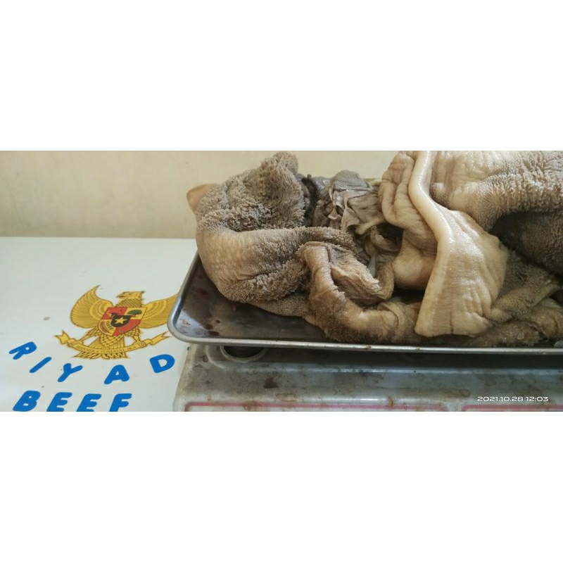

babat sapi, harga promo 500gr