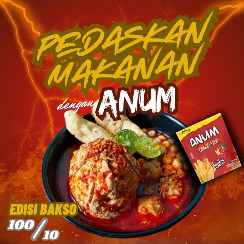 

(BARU) ANUM - SAMBAL TABUR BUBUK PEDAS