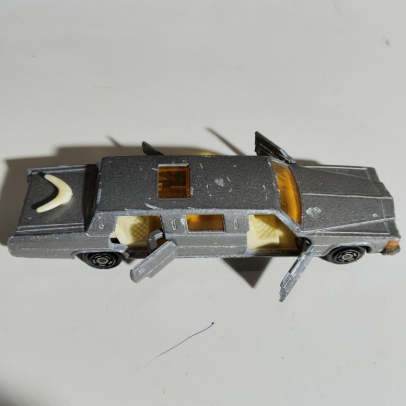 VTG. MAJORETTE 339 GRAY LIMOUSINE ECH 1/58 DIECAST