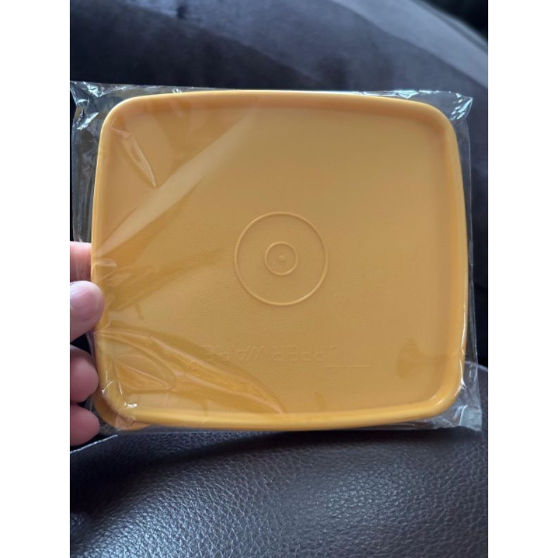 tutup square round original tupperware
