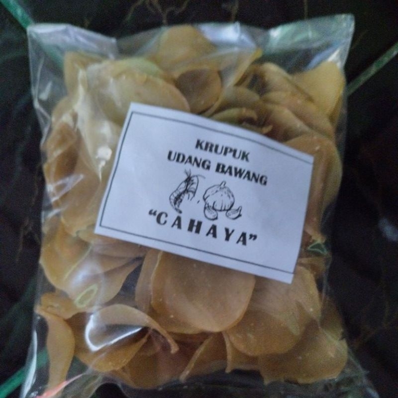 

[250 gr] KERUPUK UDANG BAWANG / KRUPUK BAWANG / KERUPUK PULI RASA BAWANG