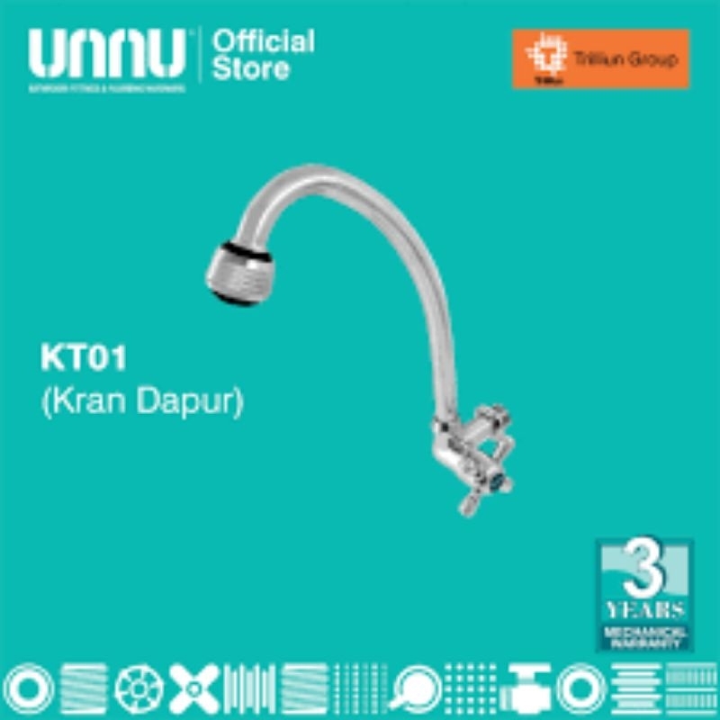 Kran Air Kran Dapur UNNU KT01 Kran Angsa kaku Kran dapur leher angsa UNNU KT01
