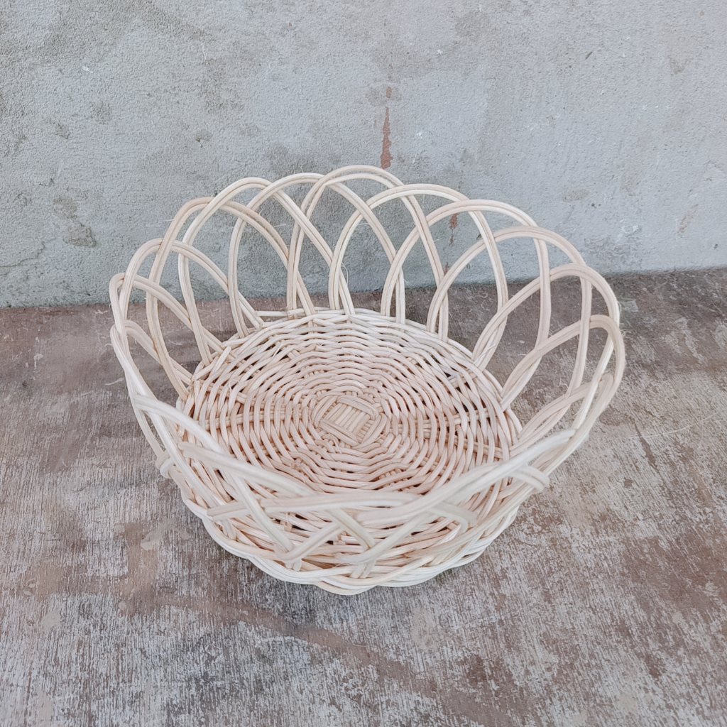 Poppy Basket - Keranjang Buah Rotan Mini Hampers Buah