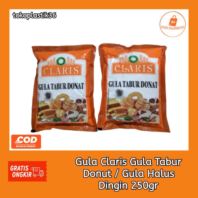 

Claris Gula Tabur Donut / Gula Halus Dingin 250gr HALAL