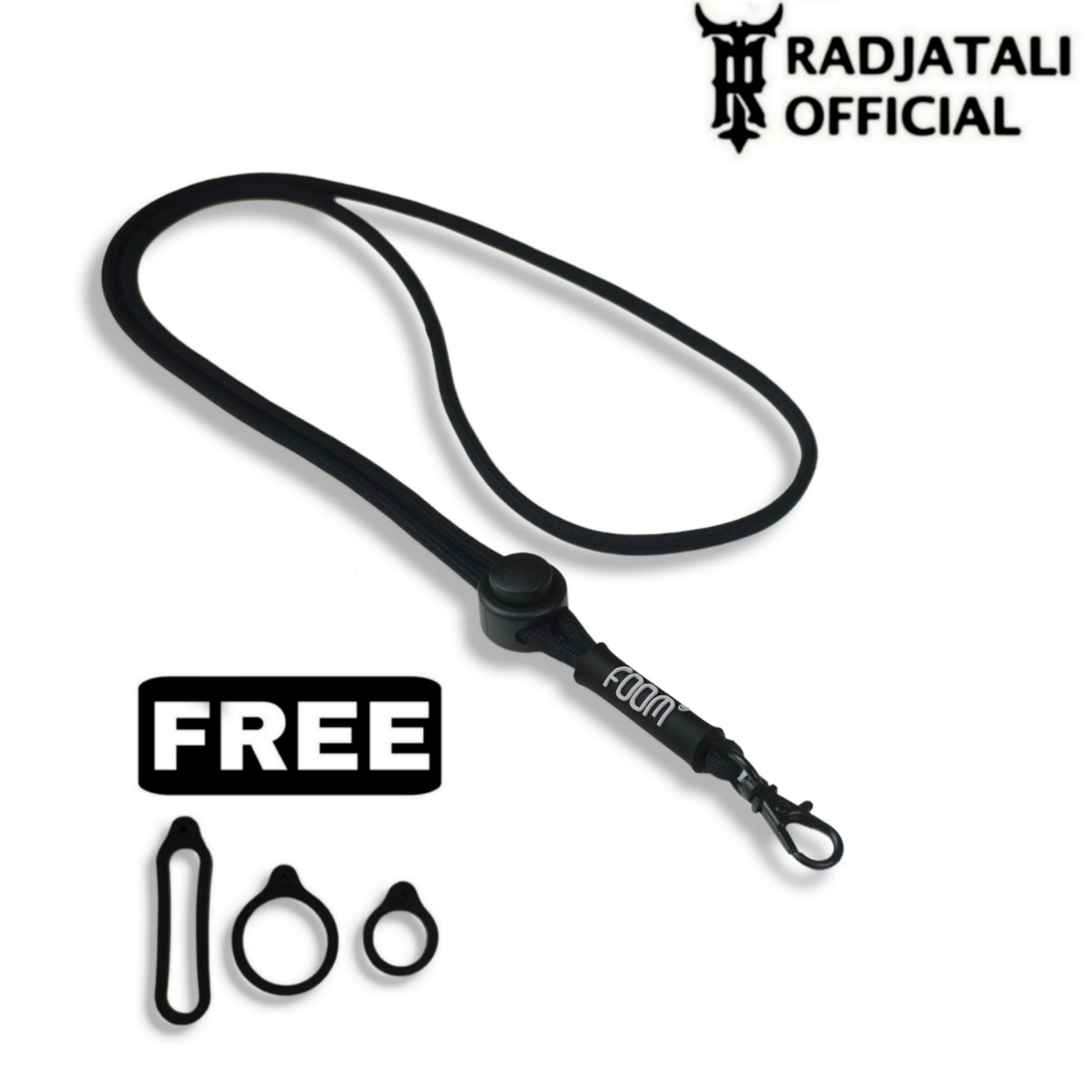 

V3 Lanyard Tali Perusik Black Series Gantungan Tali Lanyard Universal