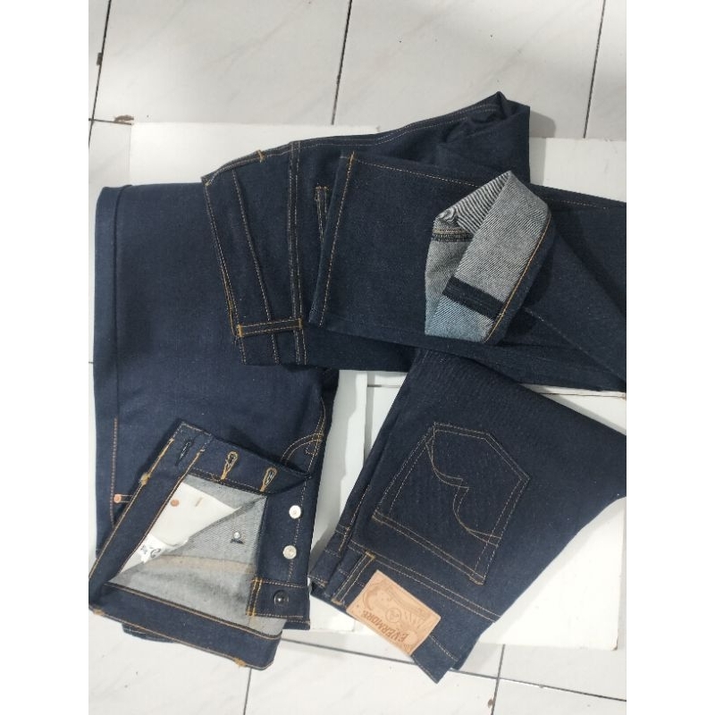 ZIUS RAW DENIM 18OZ - SLIM STRAIGHT DAN SLIM