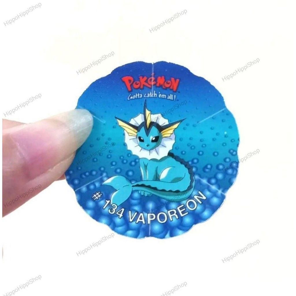 Tazos Tajos Pokemon Smash Chiki Balls jadul Vaporeon