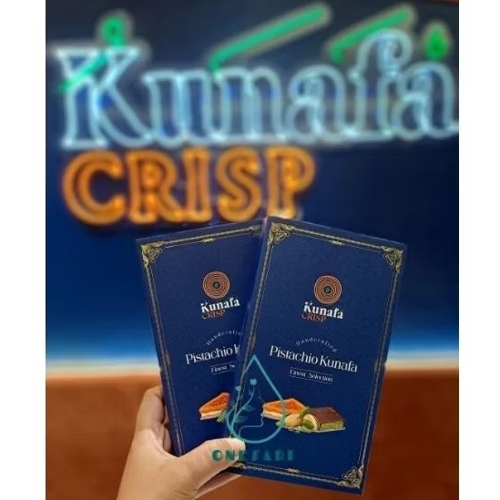 

[PRE ORDER] Kunafa Pistachio Chocolate Bar by Kunafa Crisp Original handcarry Malaysia