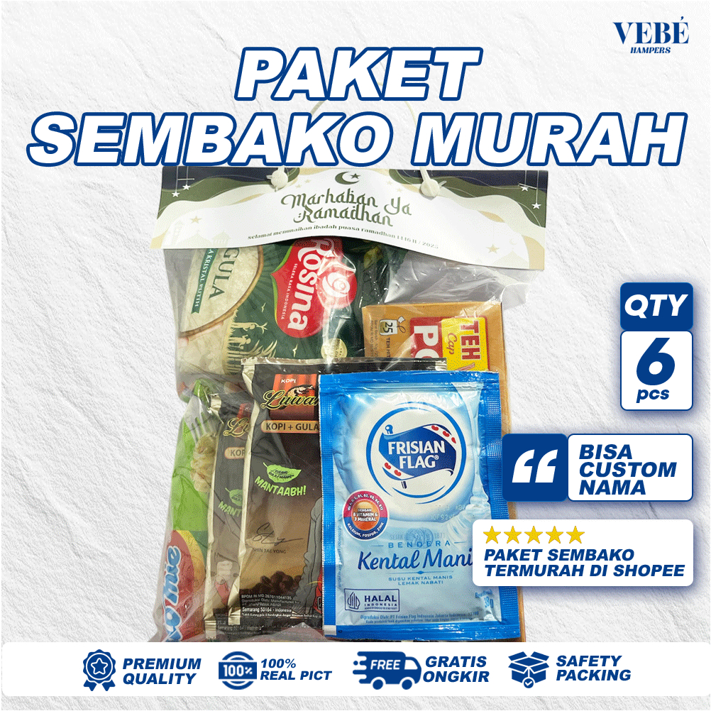 

Paket Sembako Hampers Pengajian Lebaran Parcel Syukuran Hadiah Ulang Tahun Jumat Berkah (VB6)