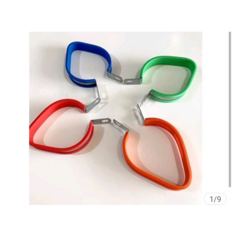 breket klem kleman gantungan knalpot racing universal  ukuran oval 3½ inch 4 inch 4½ inch