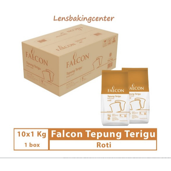 

Falcon Tepung Terigu Roti 10 x 1kg 10x1kg 10 x 1 kg 1dus / 1 DUS / 1karton / 1 karton