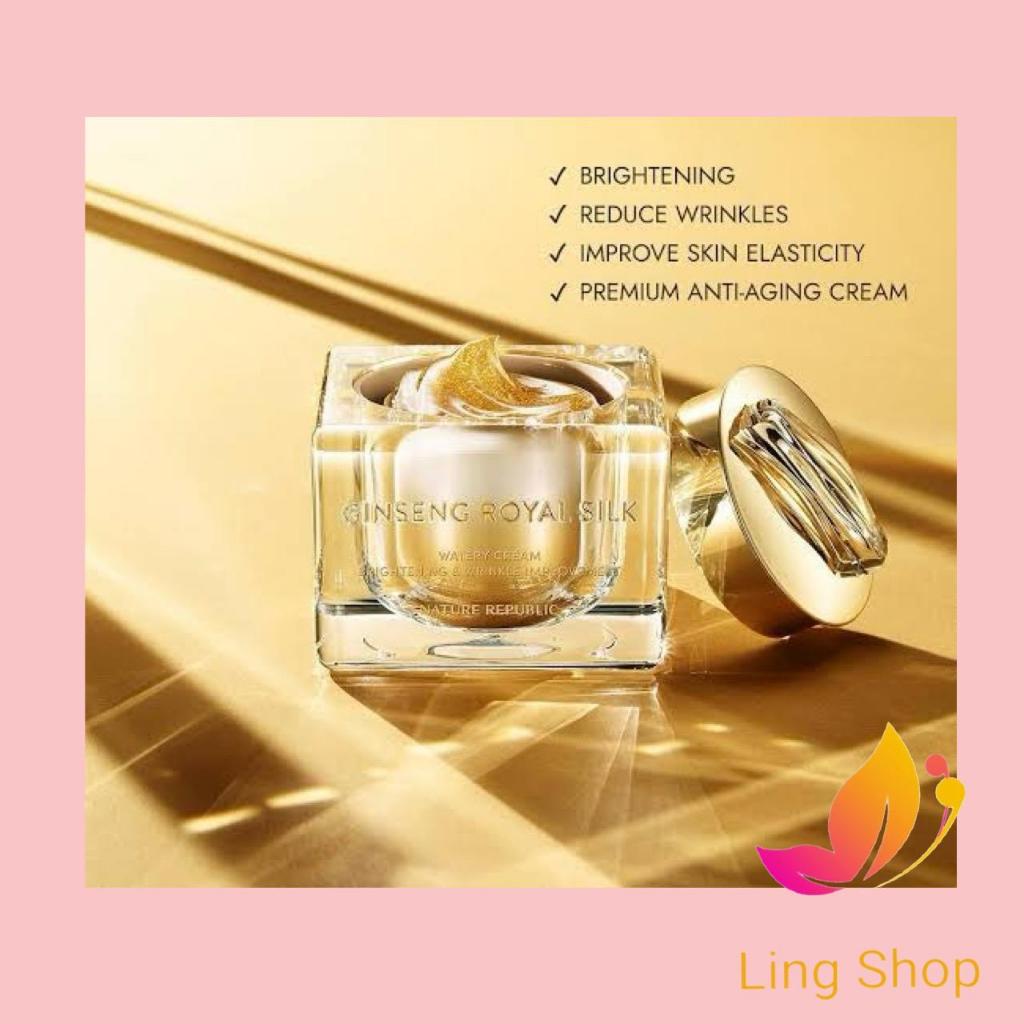 [READY STOCK] NATURE REPUBLIC Ginseng Royal Silk Watery Cream 60/30mL