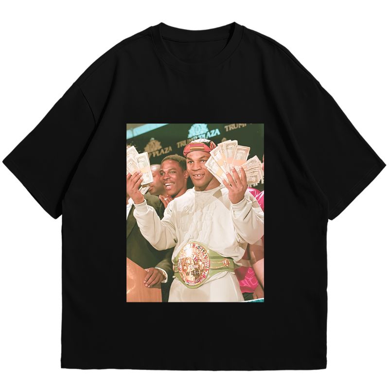 KAOS MIKE TYSON EAZY MONEY | T SHIRT BOXER | COMBED 24s | UNISEX