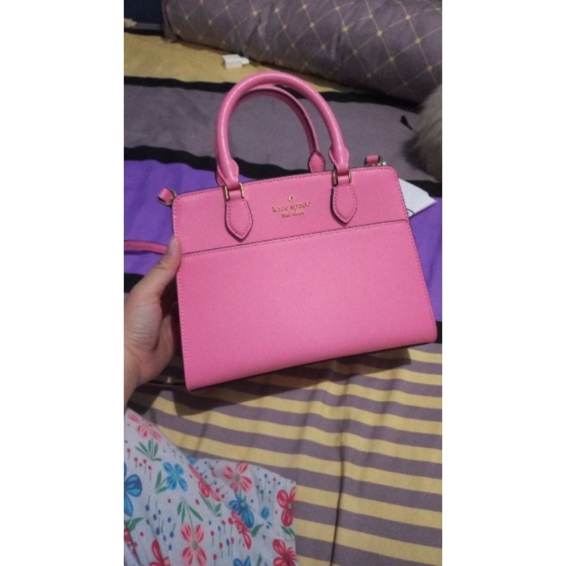 PRELOVED KATE SPADE MADISON SAFIANO SMALL (PINK)