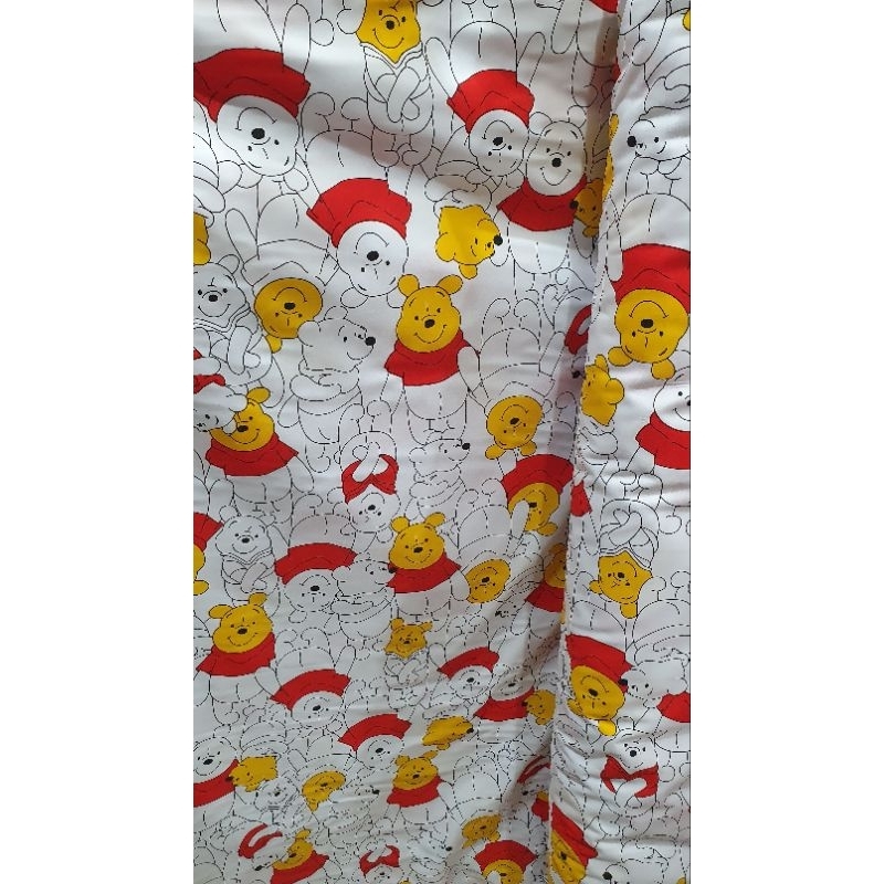 Kain Katun Sprei Motif Karakter Bahan Polymicro Meteran