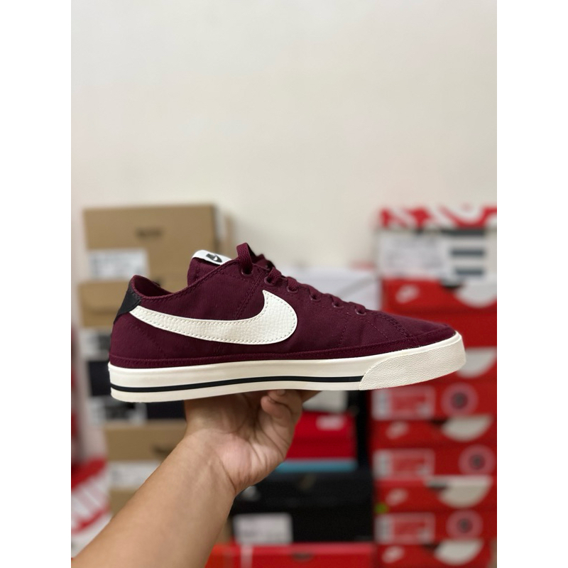 Nike Court Legacy Canvas - Dark Beetroot 100% ORI