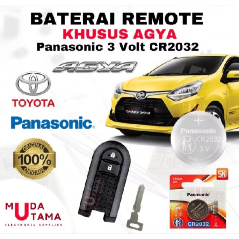 BATERAI REMOT MOBIL KHUSUS AGYA ORIGINAL