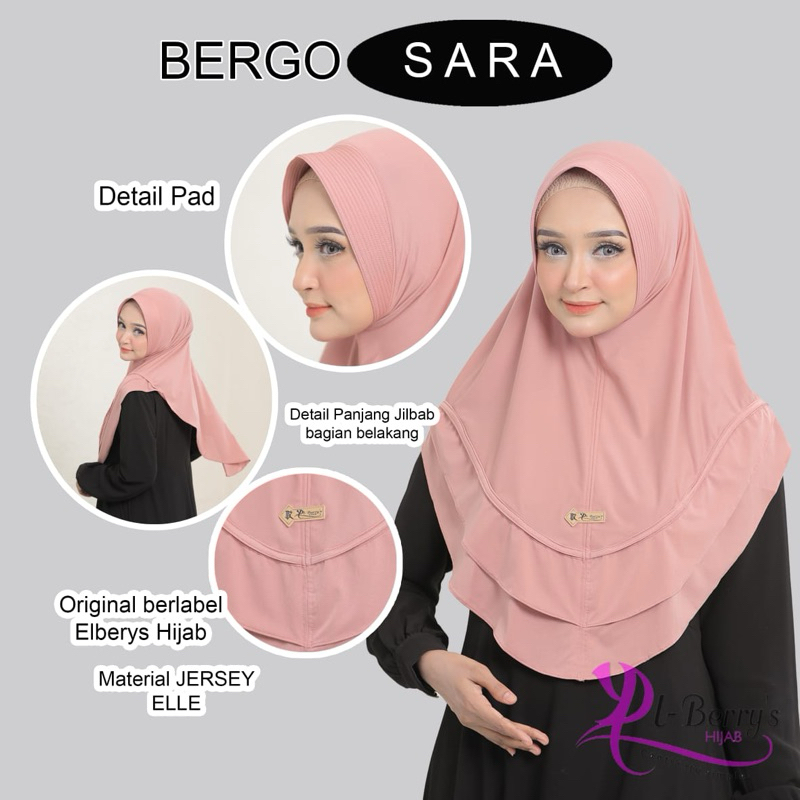 EL BERRYS BERGO SARA // HIJAB BERGO MURAH SARA BY EL BERRYS