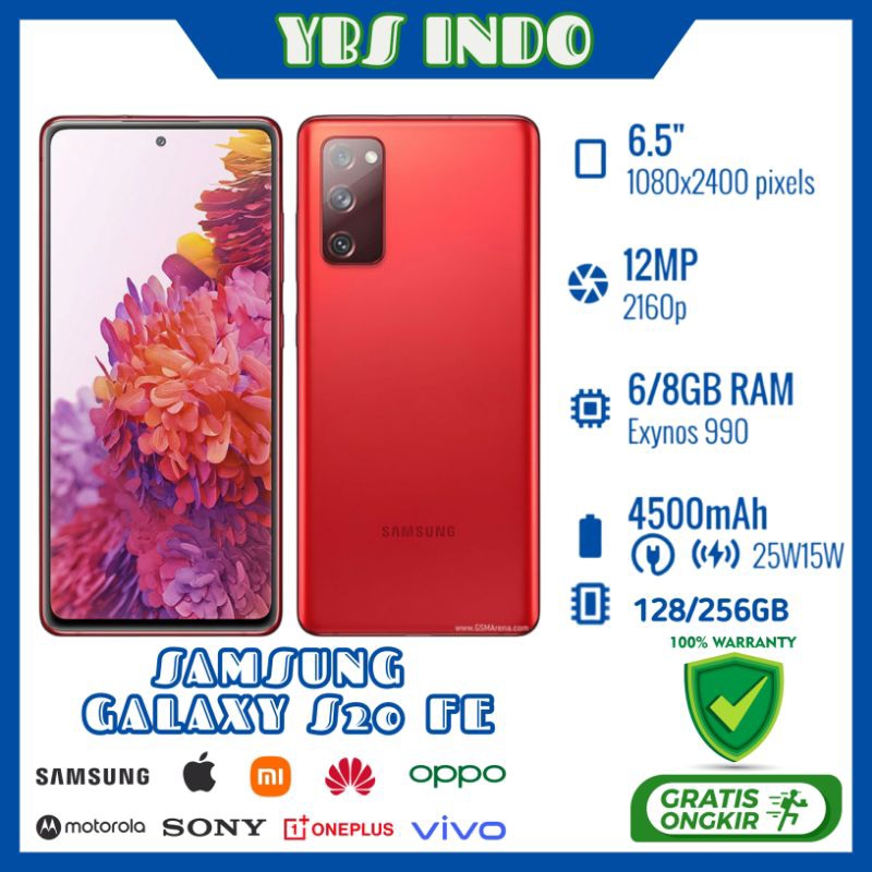 Samsung Galaxy S20 FE Ram 8/256Gb - Smartphone Bekas Bergaransi