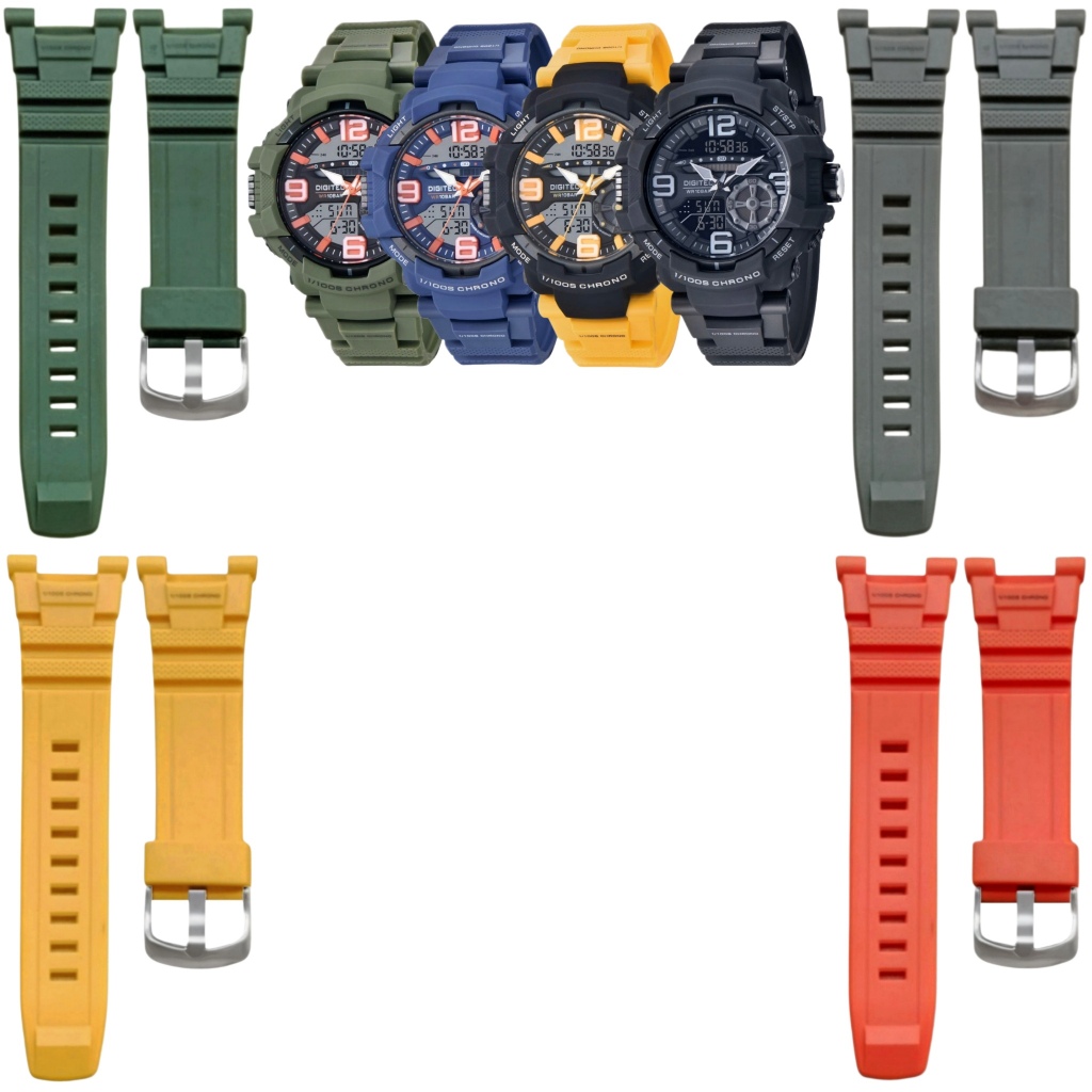 Tali Jam Tangan Digitec 2176 Digitec 2175 Strap Rubber Digitec DG-2176 DG-2175