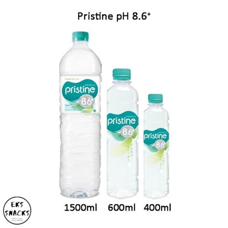 

pristine water 400ml / 600ml / 1500ml