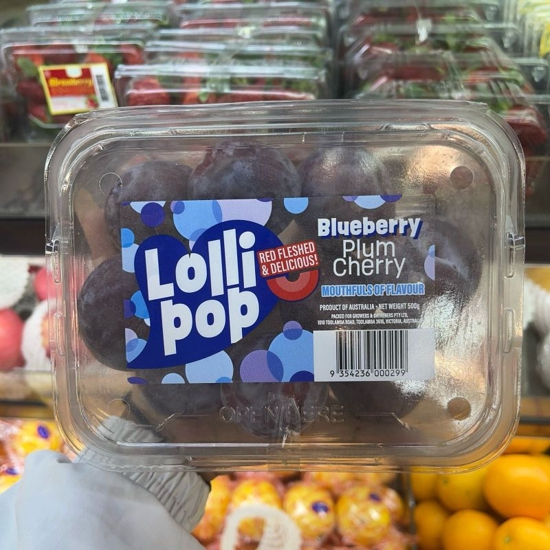 

Buah Plum Black Lolipop Australia 500 Grm