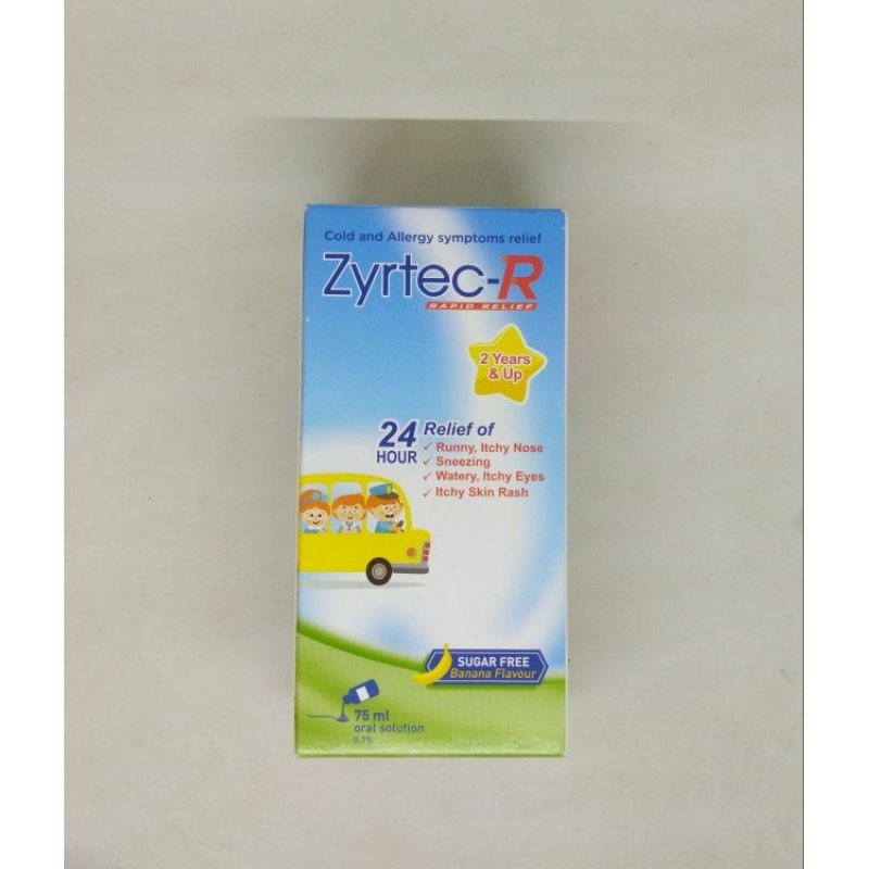 Zyrtec-R sirup 75 ml Import Singapore