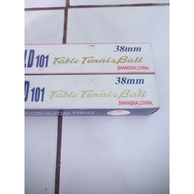 Bola Pingpong SHIELD 101 38mm, Bola Tenis Meja,Table Tennis Ball Murah