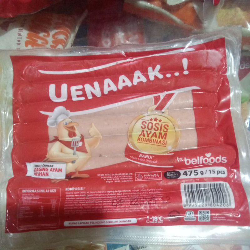 

Sosis Ayam Uenaaak 475gr