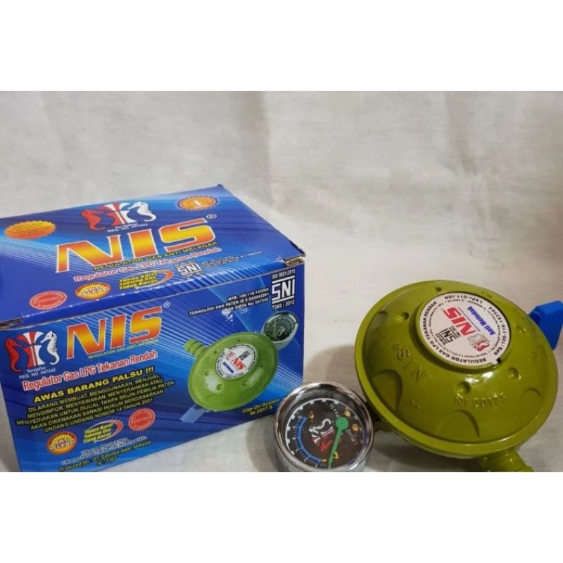 Regulator NIS
Regulator Gas LPG tekanan rendah

