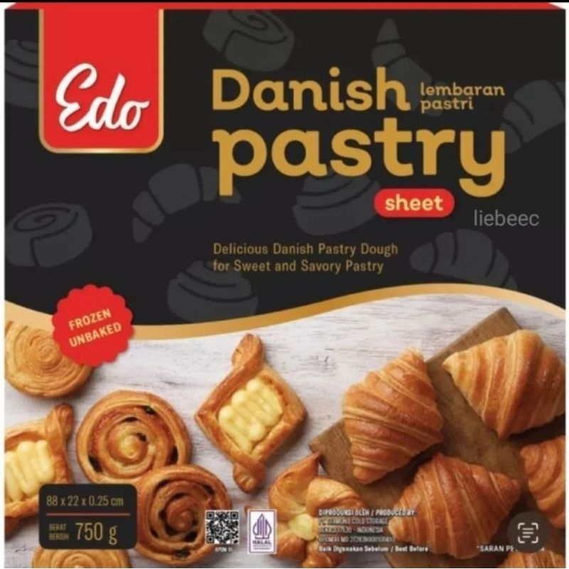 

EDO Danish Pastry Sheet 750gr