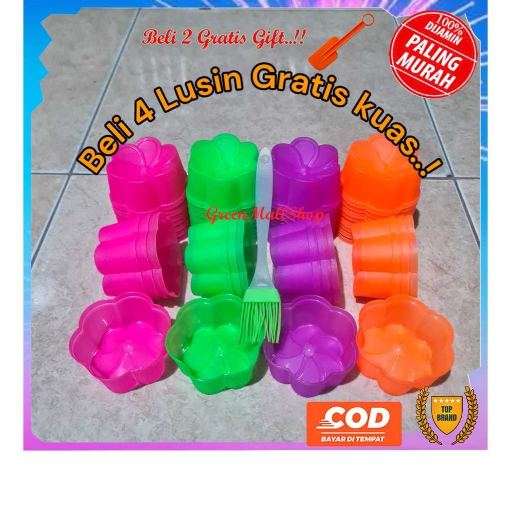 SALE.. 48 Pcs Cetakan Ager Jasmine / Agar / Cetakan Talam / Cetakan Kue Putu Ayu Spiral / Cetakan Co