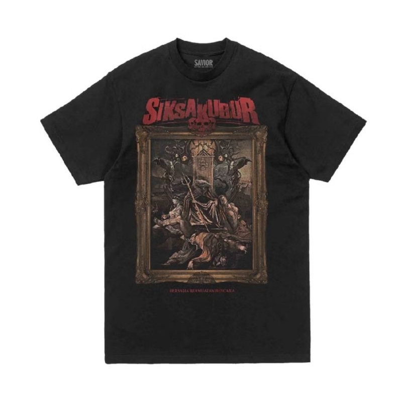 Original Tshirt SIKSA KUBUR - BBB Death Metal  x garasi rebel distro  / kaos distro / clothing brand