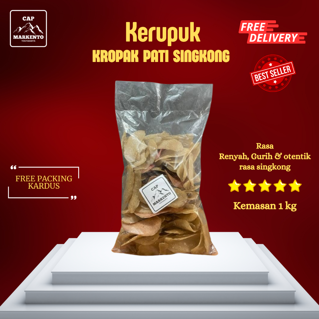

Kerupuk karangwetan - Oleh oleh jogja pati singkong mentah [1KG]