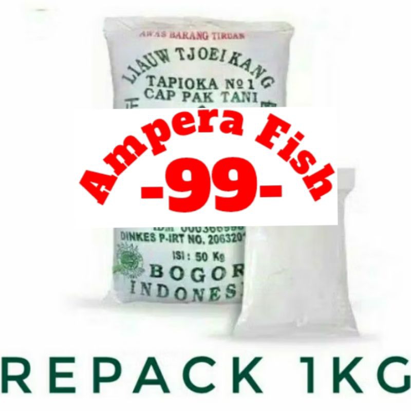 

aina Tapioka / Sagu Tani Liauw Tjoei Kang, LTK, Repack 1 Kg