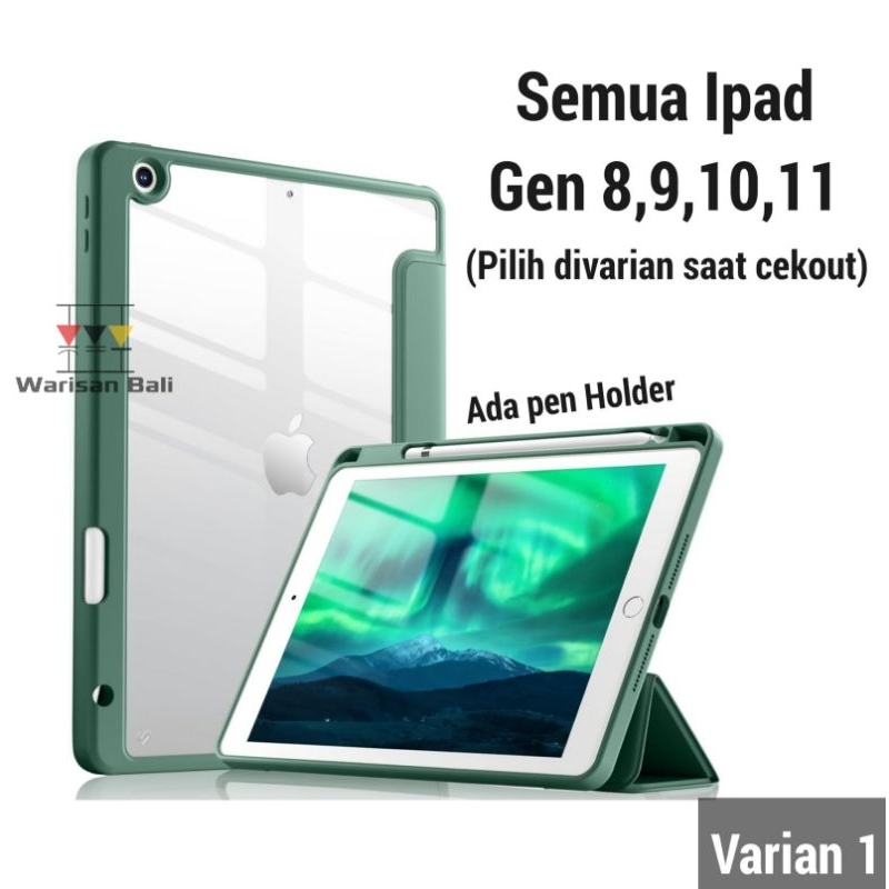 Case Ipad Transparan Ipad 8 9 10 11 A16 dan Terbaru Softcase Ipad Apple