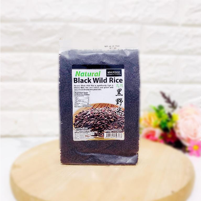 

MH food Natural Black Wild Rice 500g