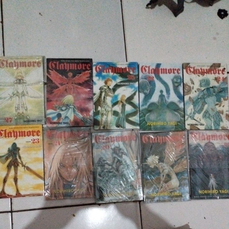Komik Claymore 1-27 Set Tamat Exrent campur kolpri dan segel