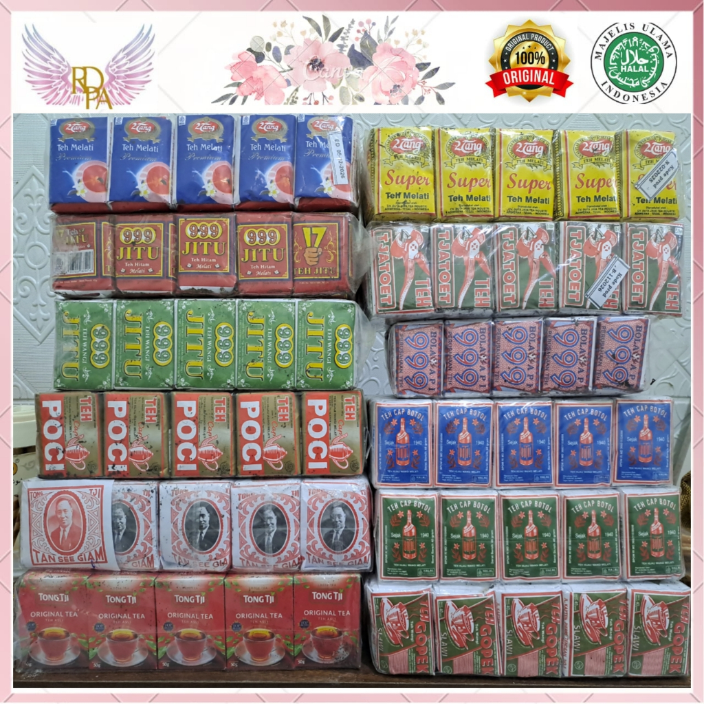 

Teh Seduh Semua Merk 1 Slop (Khusus Harga Grosir). Teh Tubruk Teh Slawi Es Teh Jumbo. Teh Dandang Teh Botol Slawi Teh 999 Teh 2 Tang Teh Poci