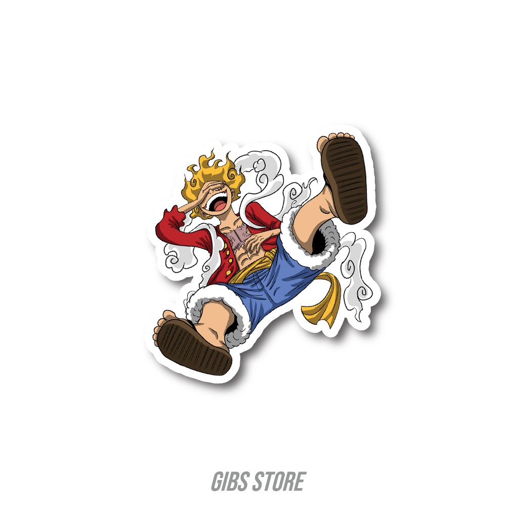 

STICKER SATUAN ONE PIECE MONKEY D. LUFFY (SUDAH TERPOTONG BENTUK)