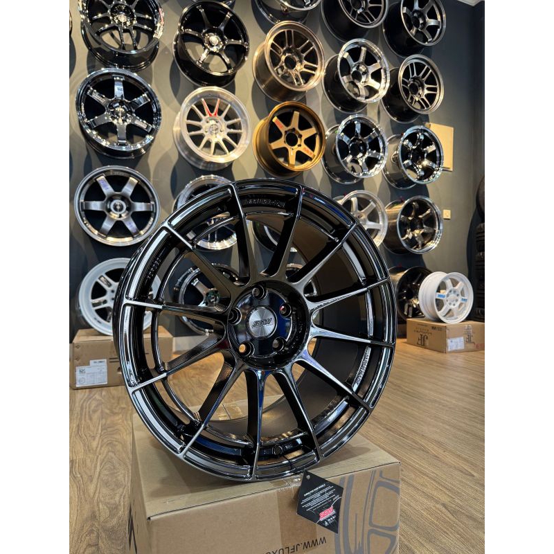 Velg mobil spider SSW ring 18 black crome