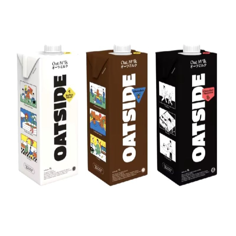 

OATSIDE Oat Milk Chocolate 1L - Susu Oat Rasa Cokelat
