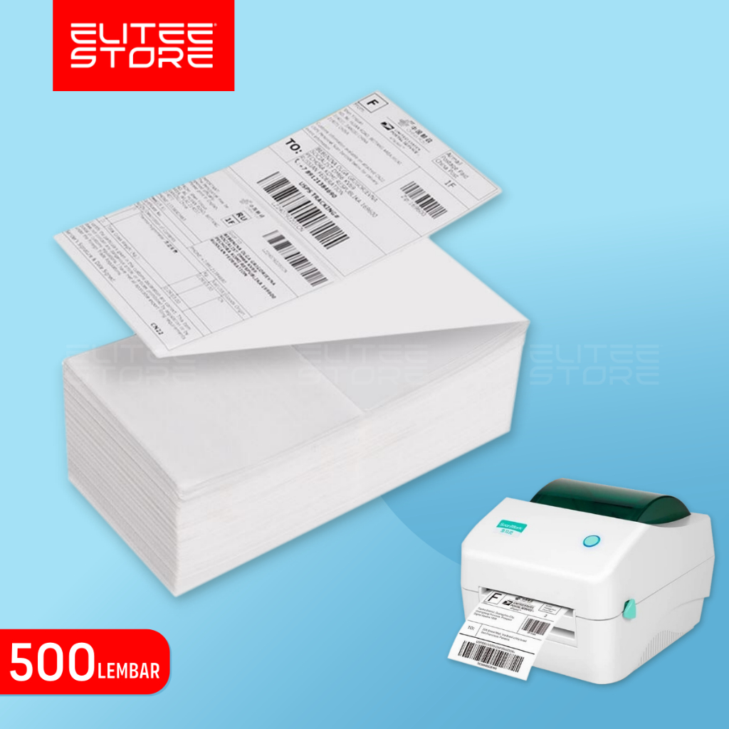 

Kertas Printer Thermal AWB Resi Thernal 500 Lembar Kertas Label Thermal / Resi shopee