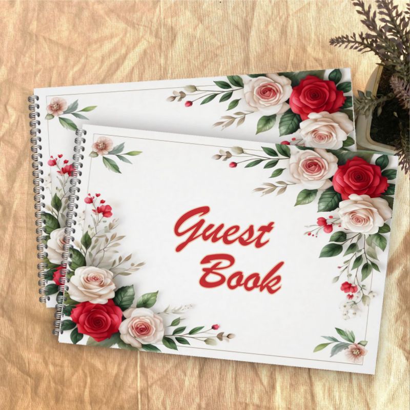 Buku tamu Pernikahan / Guest Book / Wedding / Buku Tamu Undangan Pesta Pernikahan / Buku Undangan Ta