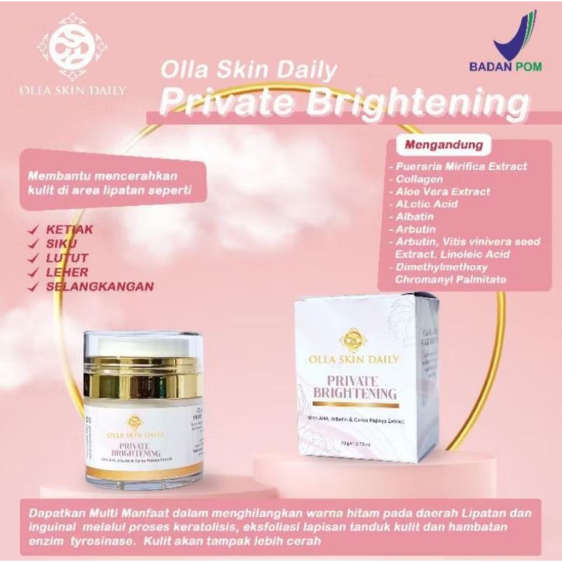 OLLA SKIN DAILY PRIVATE BRIGHTENING / OSD GLOW DEPOK
